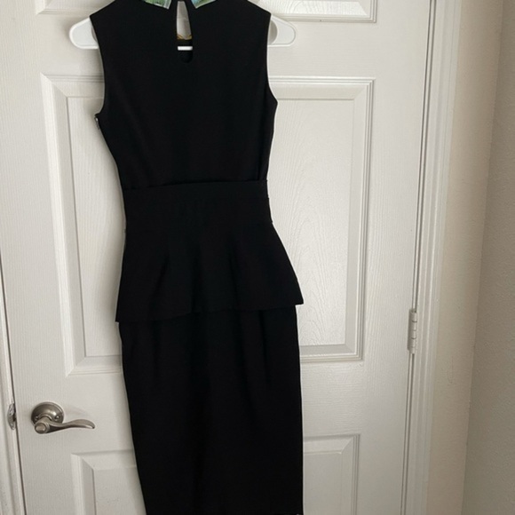 Preen by Thornton bregazzi collared peplum dress - Picture 2 of 8